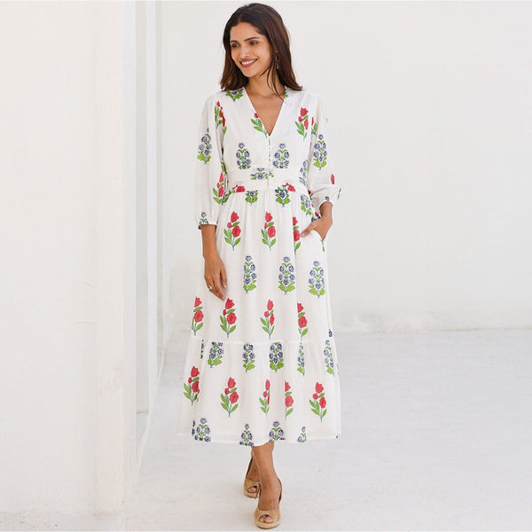 Women's Midi Length Dresses | Ethically Made | Aspiga