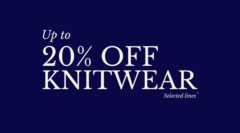 Black Friday 20% Off Knitwear