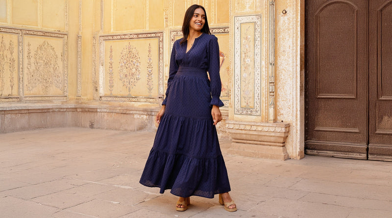 Women's Blue Maxi Dresses