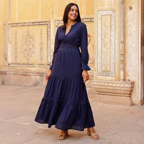 Women's Blue Maxi Dresses | Aspiga Women's Blue Maxi Dresses | Aspiga