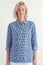 Tiana Organic Cotton Shirt | Blue/White