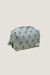 RHS Organic Cotton Printed Large Wash Bag  | Sage