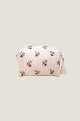 RHS Organic Cotton Printed Medium Wash Bag | Cream