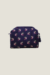 RHS Organic Cotton Printed Large Wash Bag  | Navy