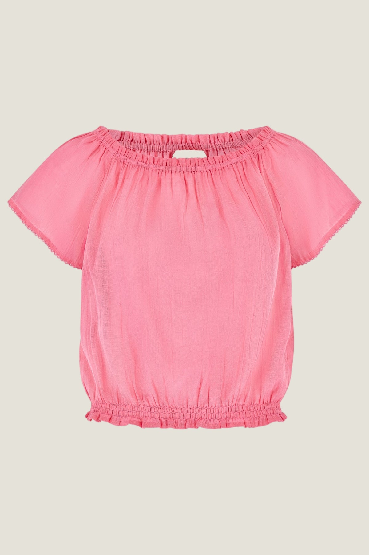 Aspiga Womens Sustainable Ilana Frill Gauze Organic Cotton Top