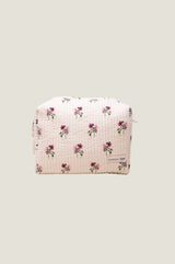 RHS Organic Cotton Printed Large Wash Bag  | Cream
