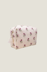 RHS Organic Cotton Printed Large Wash Bag  | Cream