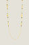 Long Beaded Necklace | Gold/Grey