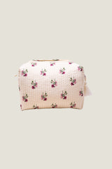RHS Organic Cotton Printed Large Wash Bag  | Cream