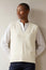 Merino Wool V Neck Tank | Ivory