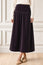 Dropped Waist Baby Cord Skirt | Aubergine