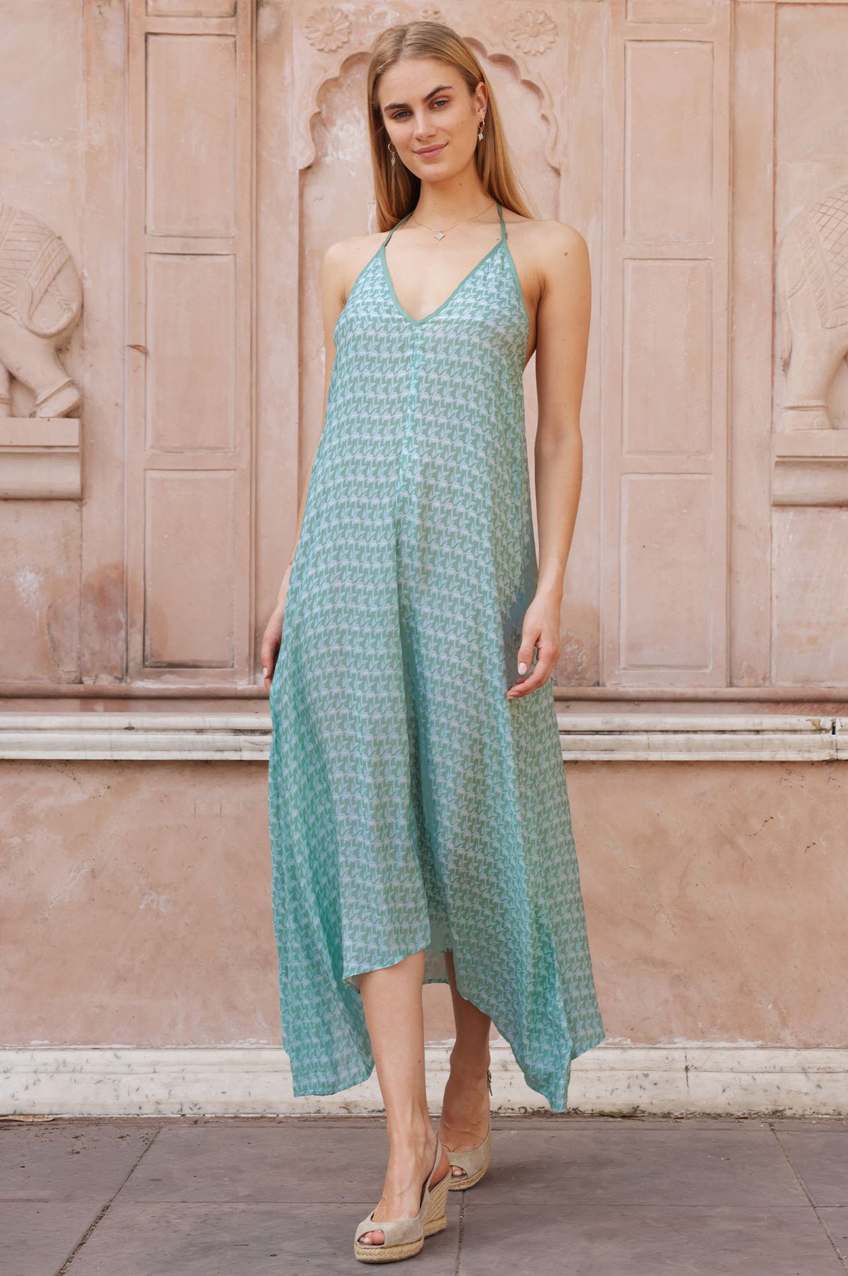 viscose midi dress Lanvin - Midi Dress In Viscose For Women - Golden Brown