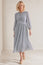 Verity Ruched Printed Dress | Blue