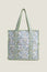 Weekend Zipper Bag | White/Blue/Green