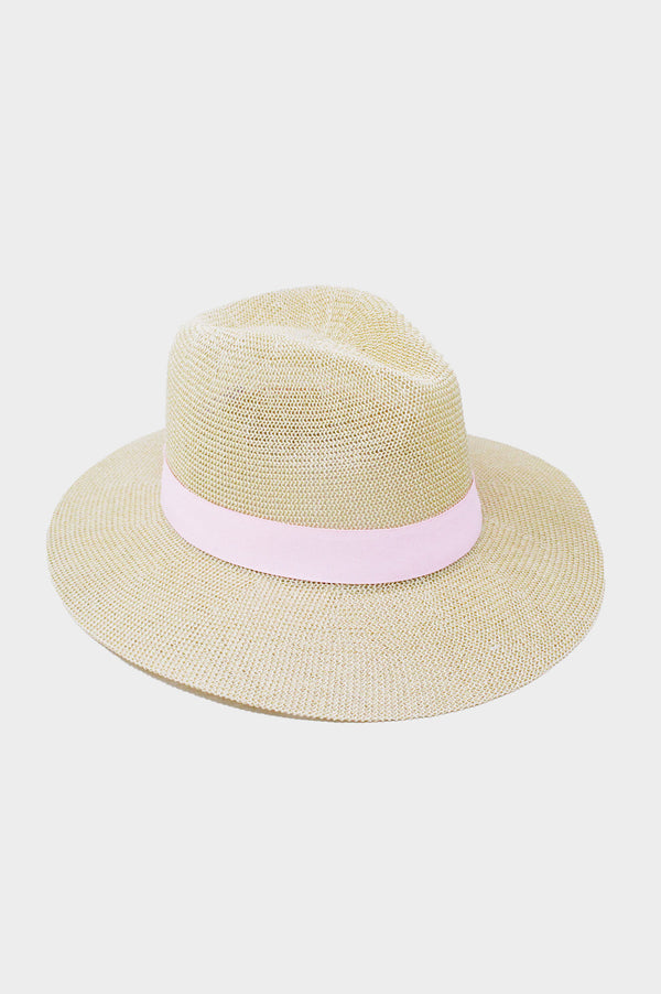 Panama Hat | Pastel Pink