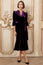 Astrid Velvet Dress | Purple