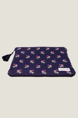 RHS Organic Cotton Printed Laptop Case | Navy