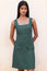 Linen Patch Pocket Dress | Teal