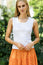 Rib Tank Top | White