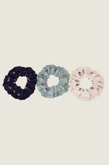 RHS Lace Trim Scrunchie | Cream