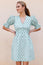 Chloe Organic Cotton Short Dress | Buti Teal