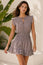 Mini Macy Stripe Dress | Chocolate/White