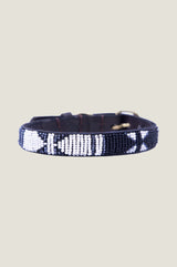 Monochrome Arrow and Circle Dog Collar | Black/White