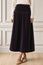 Dropped Waist Baby Cord Skirt | Aubergine
