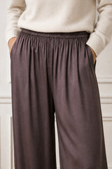 Viscose Satin Balloon Trouser | Mink