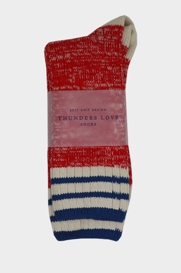 Recycled Cotton Socks | Red