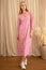 Mara Organic Cotton Dress | Primula Print Pink/White