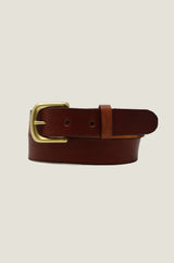 Plain Leather Belt | Tan - Aspiga