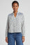 Livi Organic Cotton Blouse | Cream/Blue
