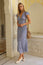 Sophie EcoVero™ Dress | Navy/White