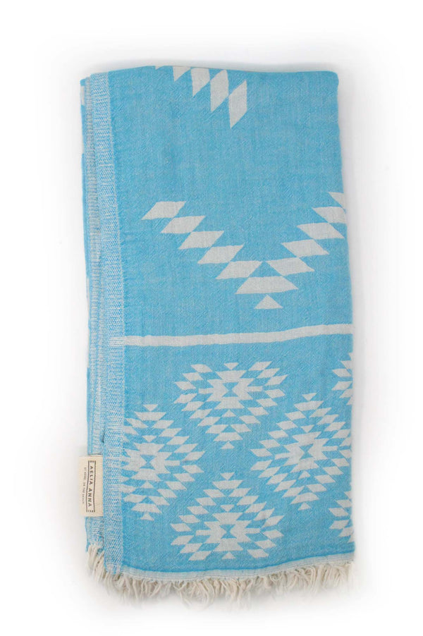 Pestemal Greek Absorbent Towels | Turquoise