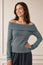 Bardot Metallic Knit | Grey