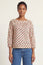 Lou Blouse | Cream/Pink/Green