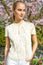 RHS Caped Sleeve Blouse | Cream