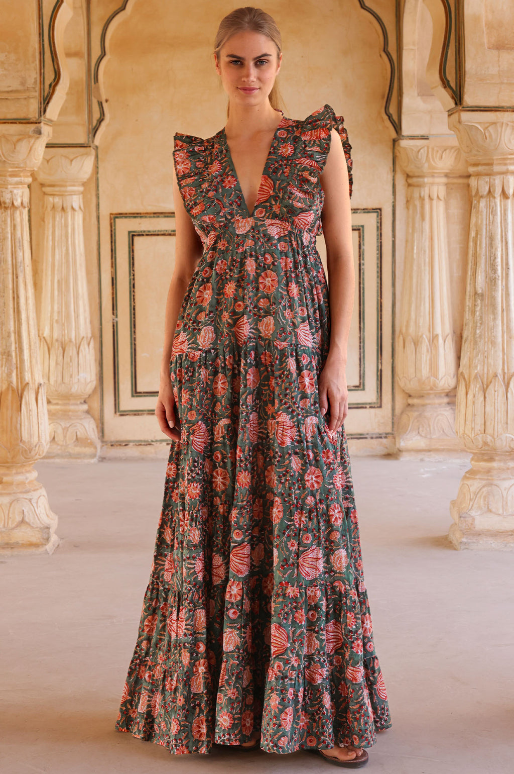 rose orange dress Rose Orange Tube Long Dress