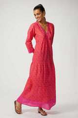 Mykonos Dress | Clover Pink/Orange