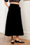 Caro A-Line Cord Skirt | Black