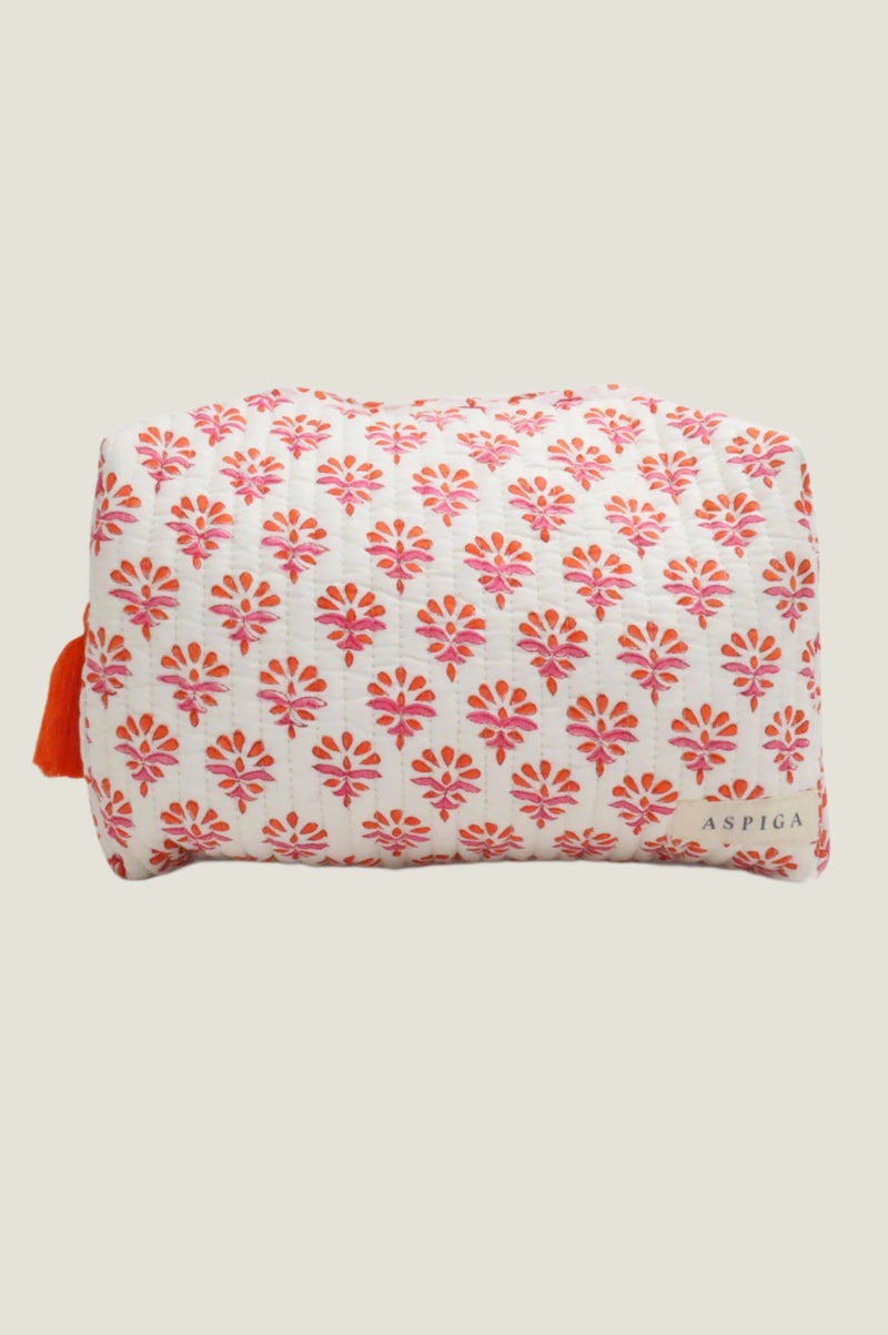 Large Wash Bag | Hot Coral