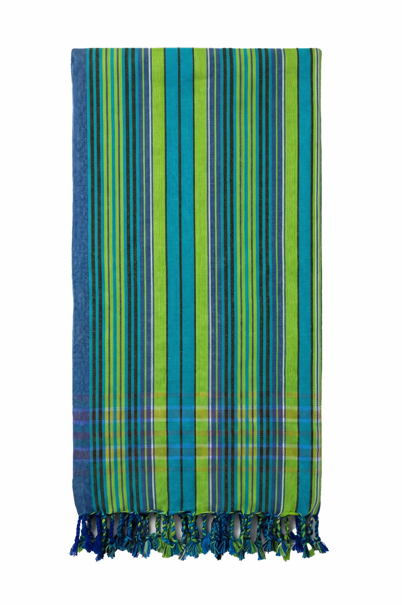 Classic Kikoy | Blue/Lime/Turquoise