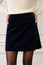 Corduroy Wrap Mini Skirt | Dark Navy