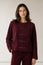 Cropped French Knot Jacket | Burgundy