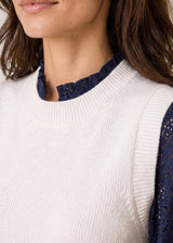 Merino Wool Knitted Tank | Ivory