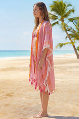 Organic Cotton Kimono | Pink