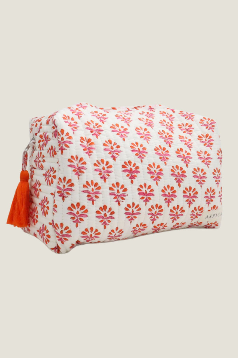 Large Wash Bag | Hot Coral