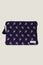 RHS Organic Cotton Printed Laptop Case | Navy