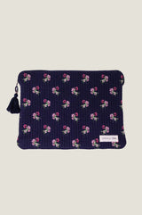 RHS Organic Cotton Printed Laptop Case | Navy